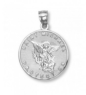 Sterling Saint Michael Protection Pendant