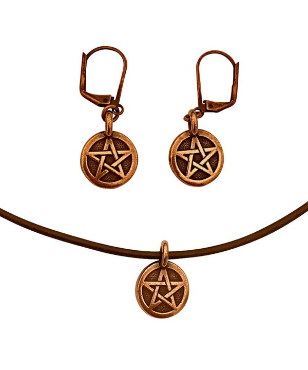 DragonWeave Pentagram Necklace Earring Adjustable