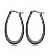 MOWOM Stainless huggie Teardrop Earrings