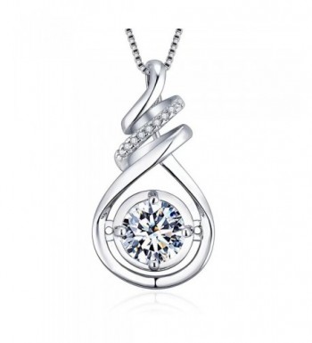 Sterling Zirconia Pendant Necklaces Women 18