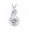 Sterling Zirconia Pendant Necklaces Women 18