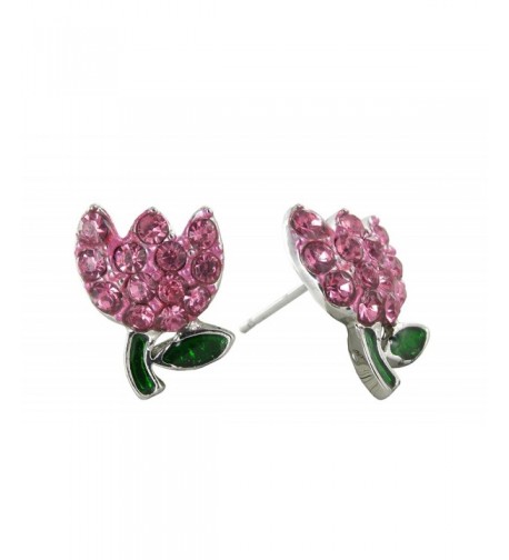 Springs Crystal Rhinestone Earrings Easter