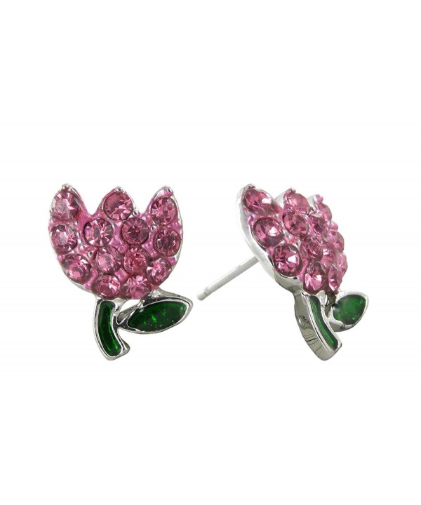 Springs Crystal Rhinestone Earrings Easter