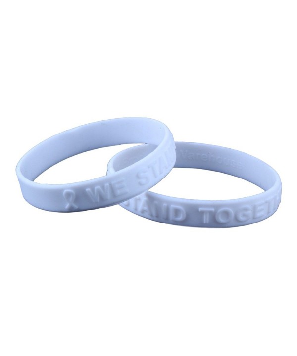Awareness Embossed Silicone Bracelet bracelets