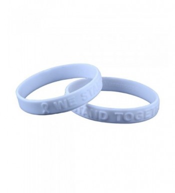 Awareness Embossed Silicone Bracelet bracelets