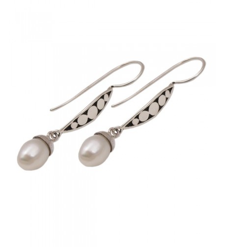 NOVICA Cultured Freshwater Sterling Earrings