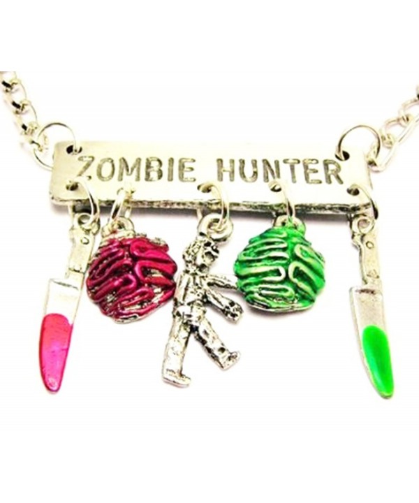 ChubbyChicoCharms Zombies Platform Statement Necklace