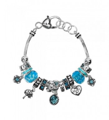 Lova Jewelry Birthstone Silver tone Bracelet