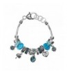 Lova Jewelry Birthstone Silver tone Bracelet