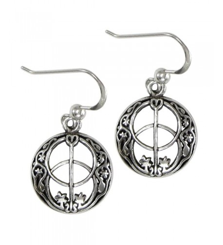 Sterling Silver Chalice Earrings Feminine