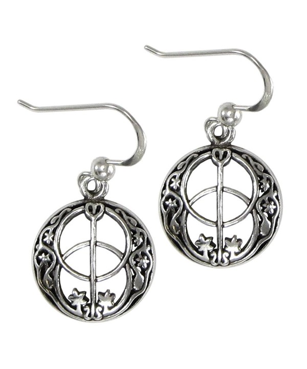 Sterling Silver Chalice Earrings Feminine