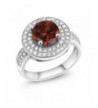 Garnet Sterling Silver Gemstone Birthstone