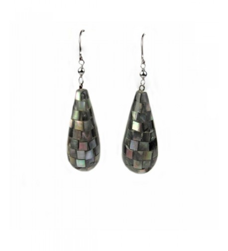 Regalia Abalone Teardrop Earrings Assembled