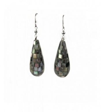 Regalia Abalone Teardrop Earrings Assembled