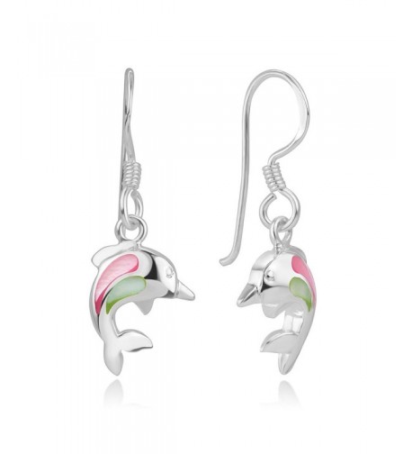 Sterling Silver Dolphin Porpose Earrings