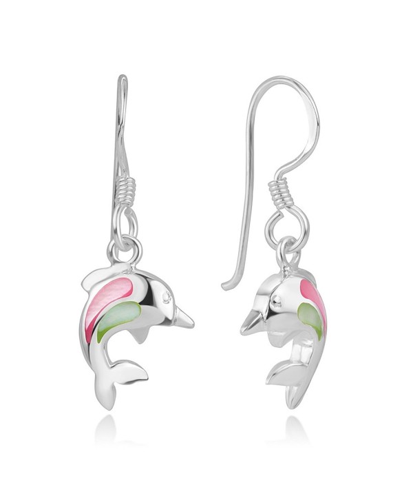 Sterling Silver Dolphin Porpose Earrings