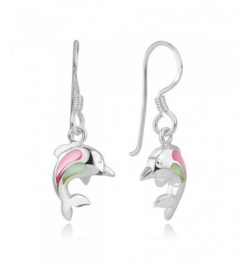 Sterling Silver Dolphin Porpose Earrings