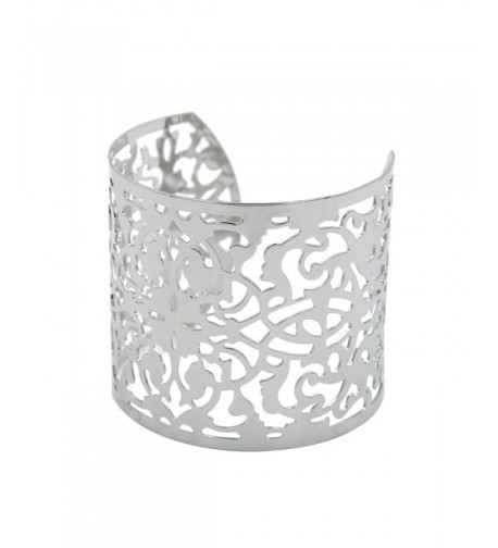 Premium Artistic Bangle Bracelet Silver