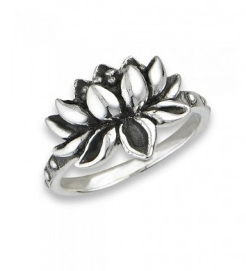 925 Sterling Silver Lotus Flower