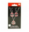 State Buckeyes Earring Necklace Pendant