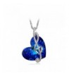 Valentines Necklace Fashion Swarovski Elements