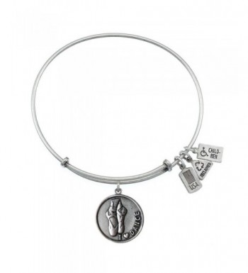 Wind Fire Dance Silvertone Bangle