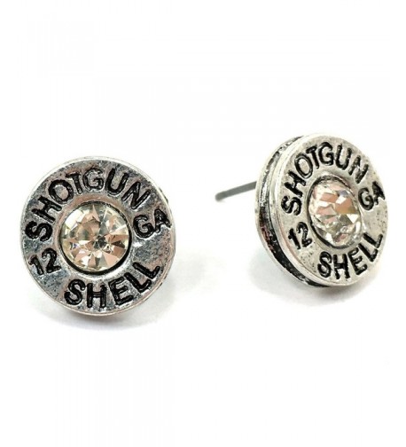 Western Peak Hammered Shotgun Earrings