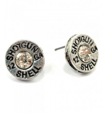 Western Peak Hammered Shotgun Earrings