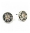 Western Peak Hammered Shotgun Earrings