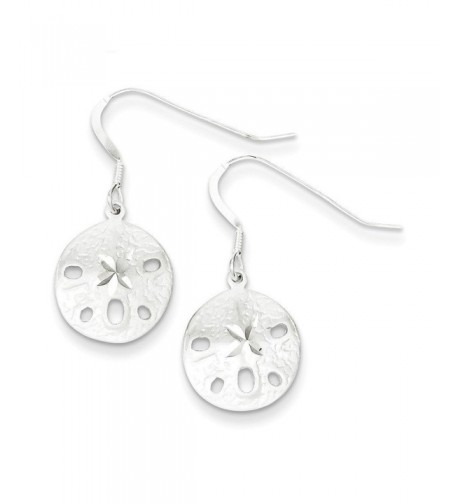 Sterling Silver Sand Dollar Earrings