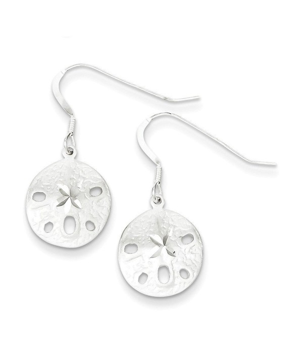 Sterling Silver Sand Dollar Earrings