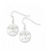 Sterling Silver Sand Dollar Earrings