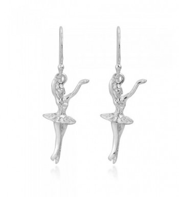 Graceful Ballerina Dancer Sterling Earrings