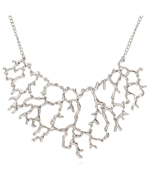 Alloy Silver Branch Necklace Inches Alloy Silver Branch Necklace Inches