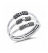 Bali Three Statement Sterling Silver