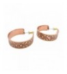 Copper Hoop Earrings CE331CO diameter
