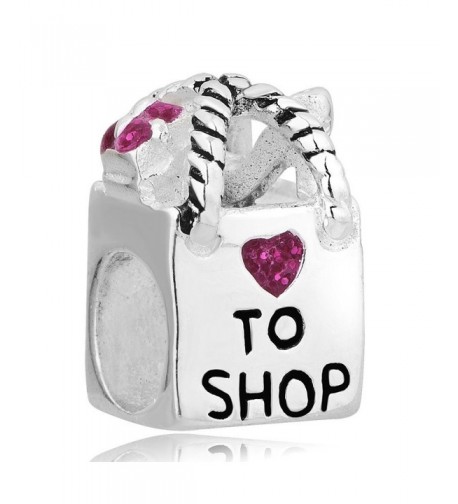 LovelyCharms Sterling Shopping Crystal Bracelets
