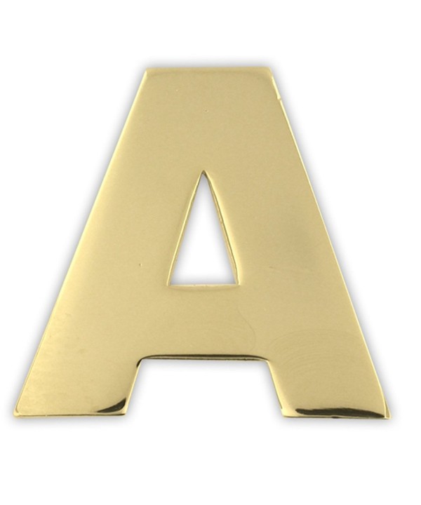 PinMarts Plated Alphabet Letter Lapel