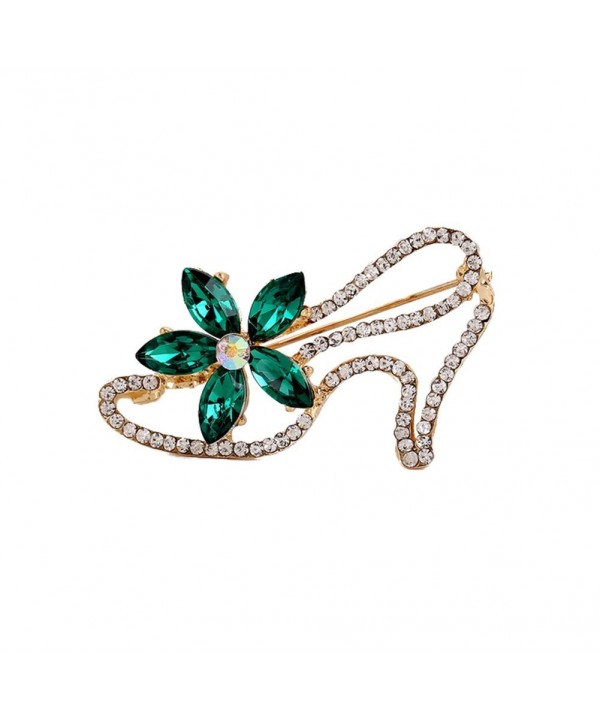 Demarkt Fashion Crystal Flower Brooch