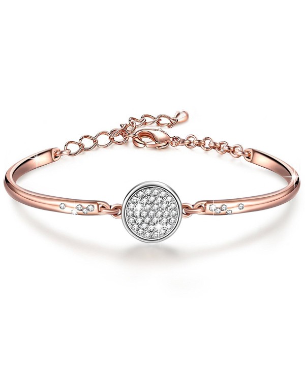 Valentines Swarovski Crystal Bracelet Adjustable