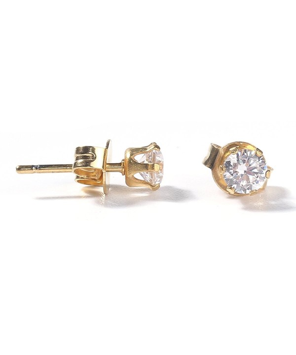 Sparkles Stainless Zirconia Stud Earring