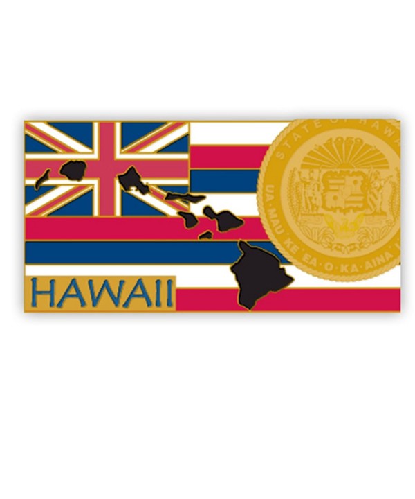 PinMarts State Shape Hawaii Lapel