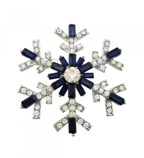 SELOVO Womens Sparkly Snowflake Crystal