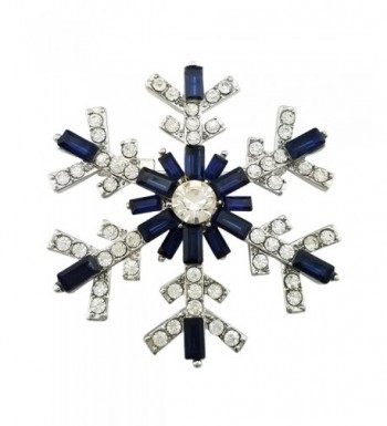 SELOVO Womens Sparkly Snowflake Crystal