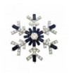SELOVO Womens Sparkly Snowflake Crystal