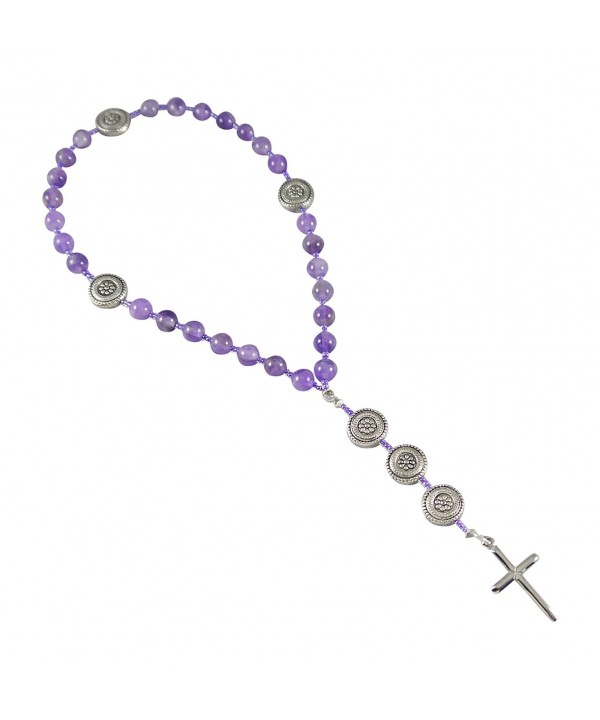 Anglican Rosary Beads Amethyst Instruction