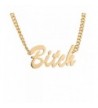 Lux Accessories Gangster Pendant Necklace