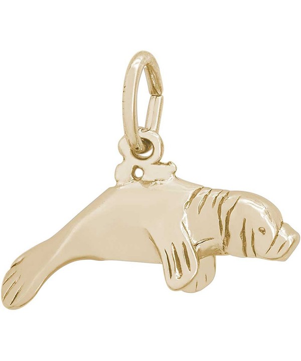 Rembrandt Charms Manatee Plated Silver