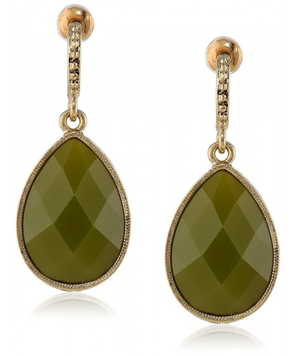 1928 Jewelry Domenica Gold Tone Earrings