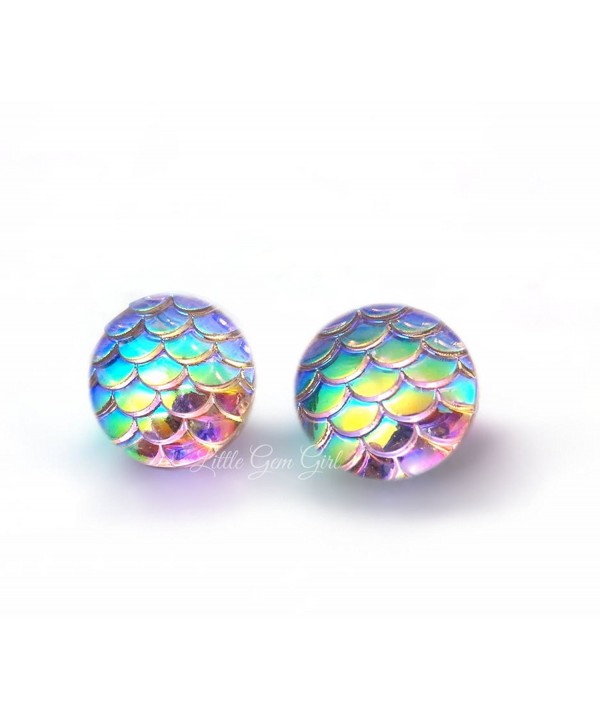 Changing Iridescent Earrings Stainless Titanium